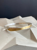 Silver And Gold Bangle