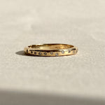 Gold Diamond Scatter Ring