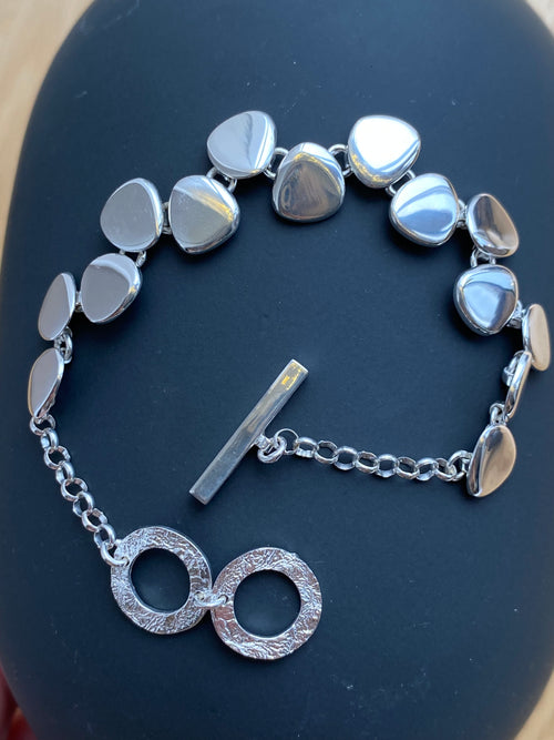 Artic Silver Stone Bracelet