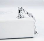 Moongazing Hare Silver Chain Bracelet - Guess How Much I Love You Collection