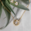 Dotty Solid Gold Diamond Pendant, Something Special