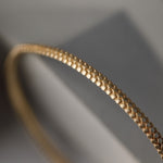 Dotty Textured Gold Classic Bangle