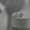 Softy Textured Sterling Silver Stud Earrings