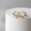 Dotty Gold Organic Eternity Style  Ring