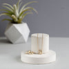 Softy Collection Gold Textured Cushion Pendant