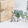 Little Nutbrown Hare and Big Nutbrown Hare Pewter Mini Character Sculpture - Guess How Much I Love You Collection