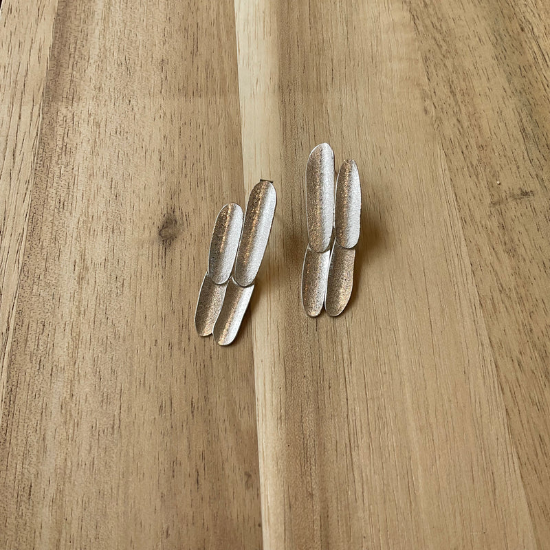 Lustre Double Layer Double Drop Earrings