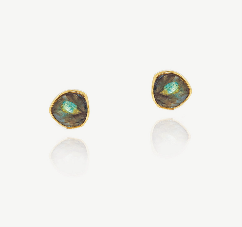 Labradorite Studs