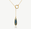 Rainforest Labradorite Lariat Necklace
