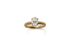 Claw Set Dotty Band with 1ct  Oval LAB diamond