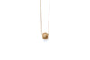 Dotty Textured Solid Gold Worry Bead Pendant
