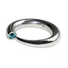 Tapering Silver Wiggly Ring