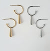 Kira Short Teardrop Earrings