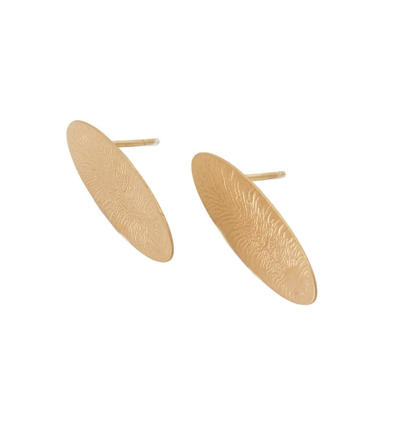Textured Oval Studs