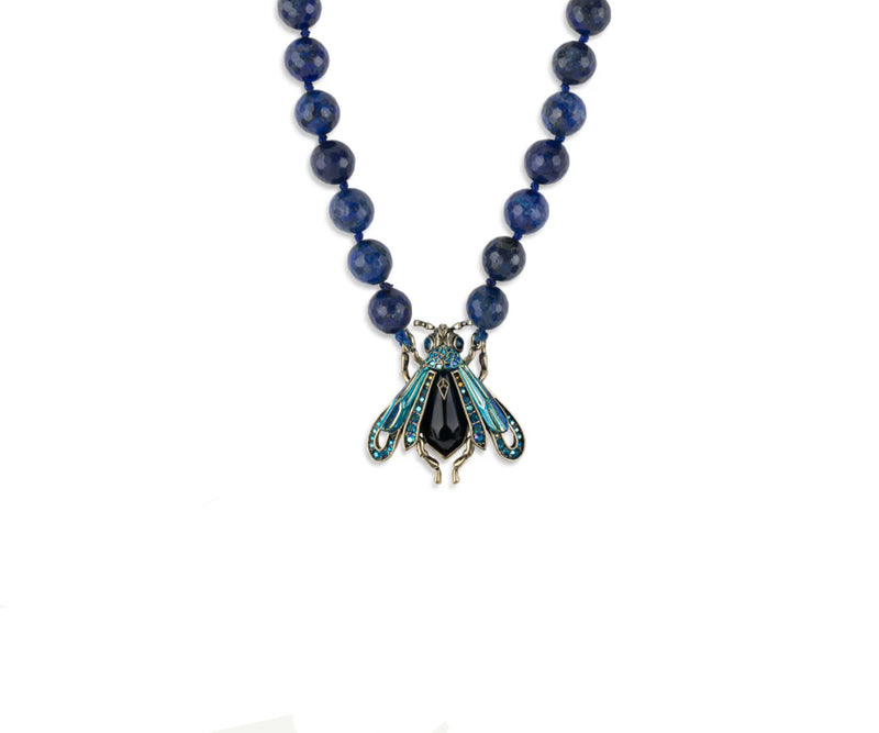 Vintage Moth Statement Necklace