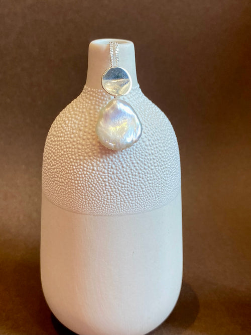 Baroque Pearl Silver Pendant