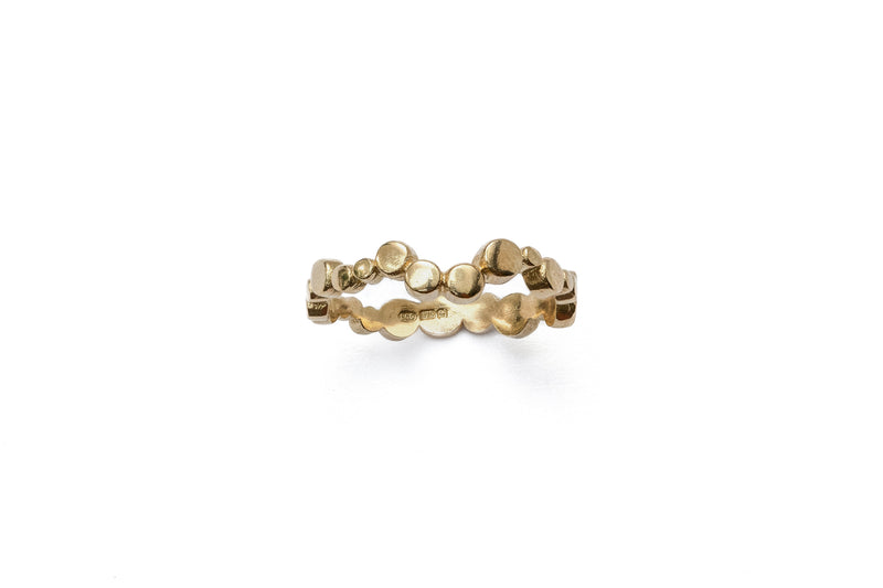 Dotty Organic Gold Stacking Band