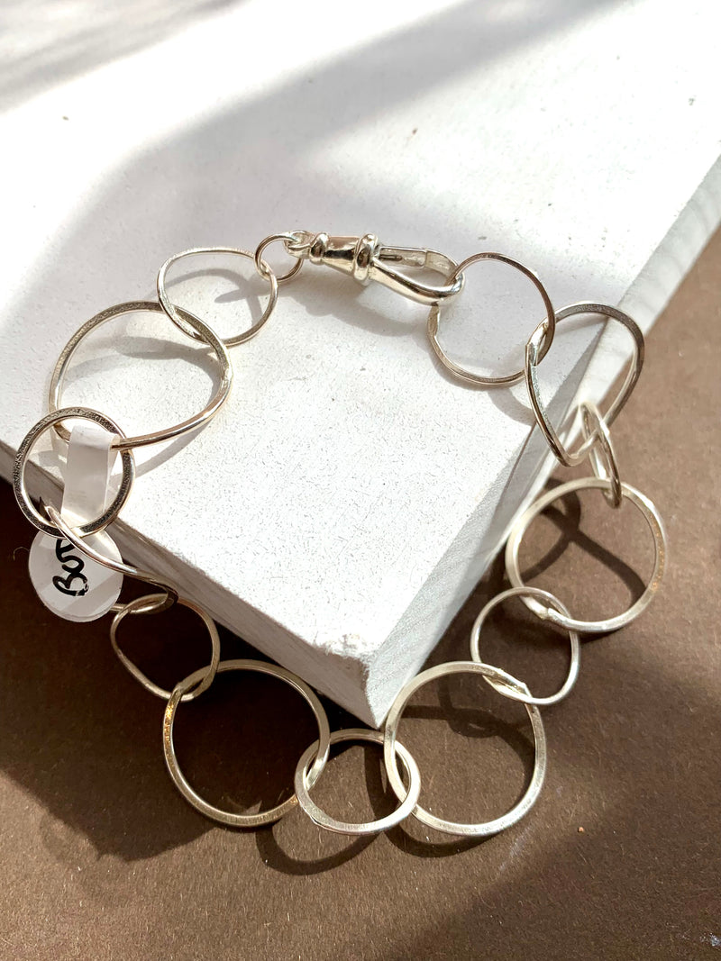 Silver Circle Bracelet