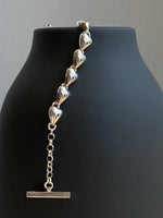 Polished Pebble Hearts Bracelet