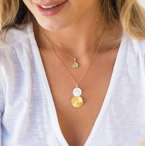 Lemongrass Gemstone Necklace