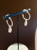 Textured Pebble Hoop Earrings