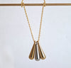 Kira Teardrop Trio Necklace