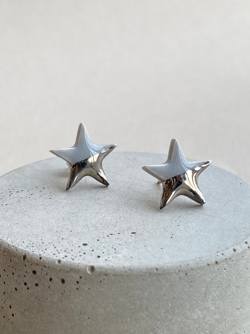 Grey Star Ceramic Studs