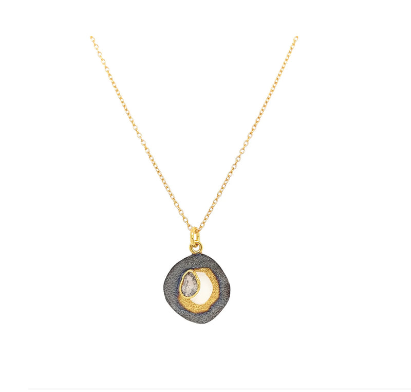 Diamond Cut Out Pendant