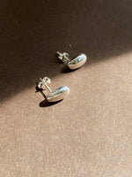 Polished Beach Pebble Stud Earrings