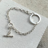 T-Bar Circle Bracelet