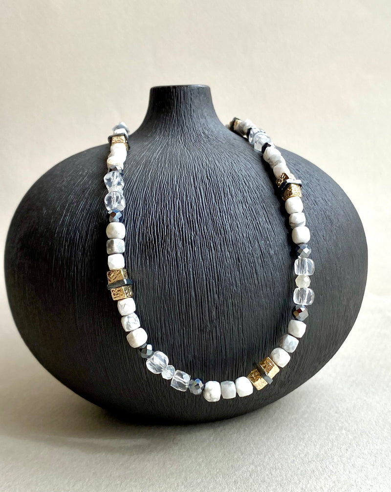 Multi-Element Beaded Necklace