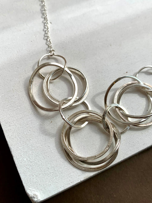 Triple Multi Circle Pendant