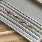 Small Fern Full Bracelet Gold Plated