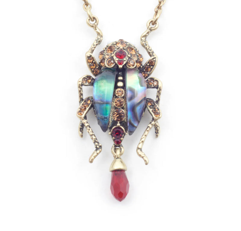 The Bejewelled Beetle Pendant