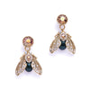 Moth Drop Earrings Tahition Pearl
