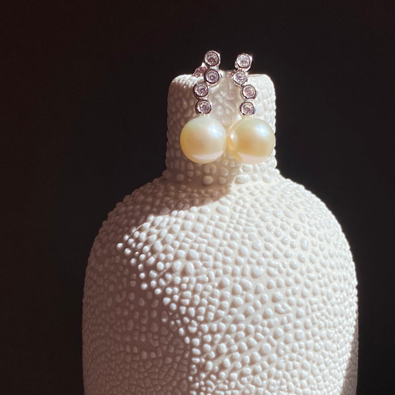 Pearl Sparkle Earrings