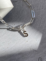 Chunky Paperchain Necklace With S Letter