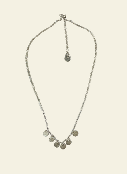 Dotty Disc Cascade Necklace
