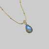 Teardrop Gemstone Pendant