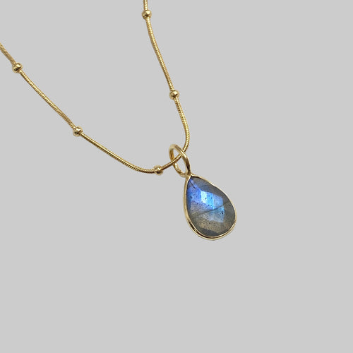 Teardrop Gemstone Pendant