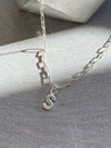 Letter ‘S’ Pendant On Delicate Paperchain Necklace