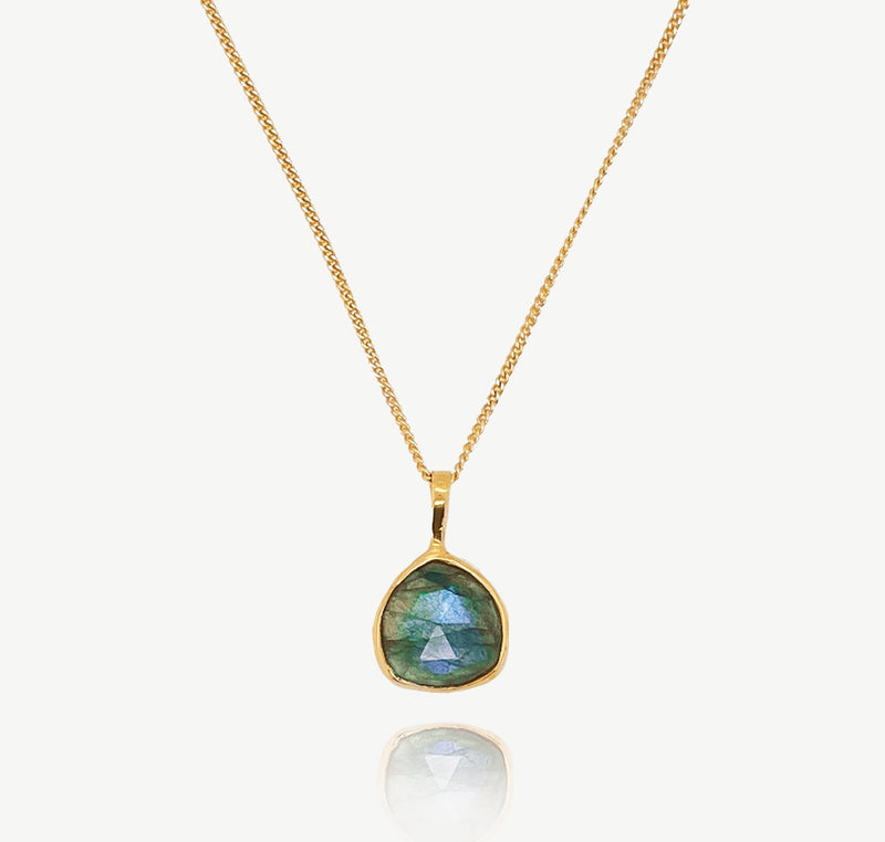 Olive Grove Gemstone Necklace