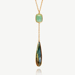 Mesmerise Aventurine And Labradorite Necklace