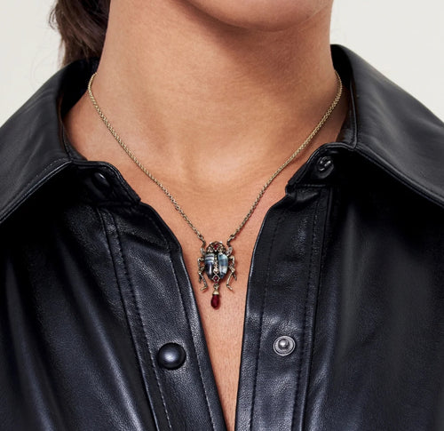 The Bejewelled Beetle Pendant