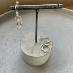 Double Circle Drop Earrings