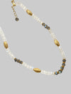 Rainbow Moonstone And Labradorite Necklace