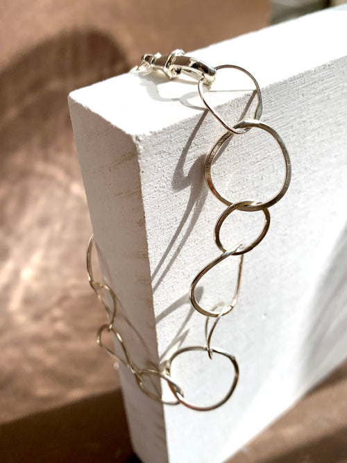 Silver Circle Bracelet