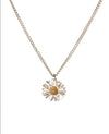 Silver Daisy Necklace