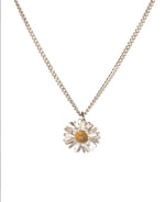 Silver Daisy Necklace