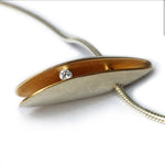Front Shell Diamond Pendant